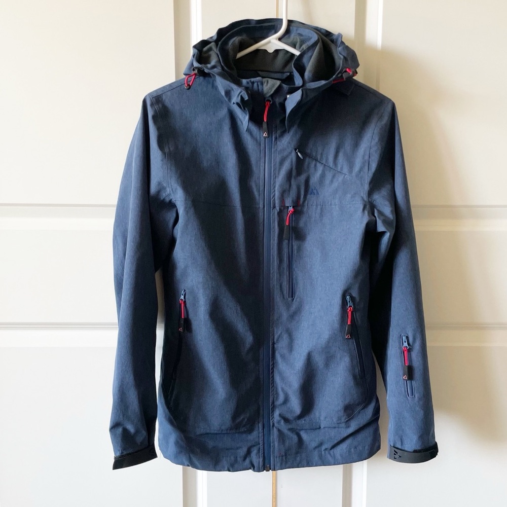 Apricoat Adventure Hiking Outdoor Navy Blue Jacket Size XS